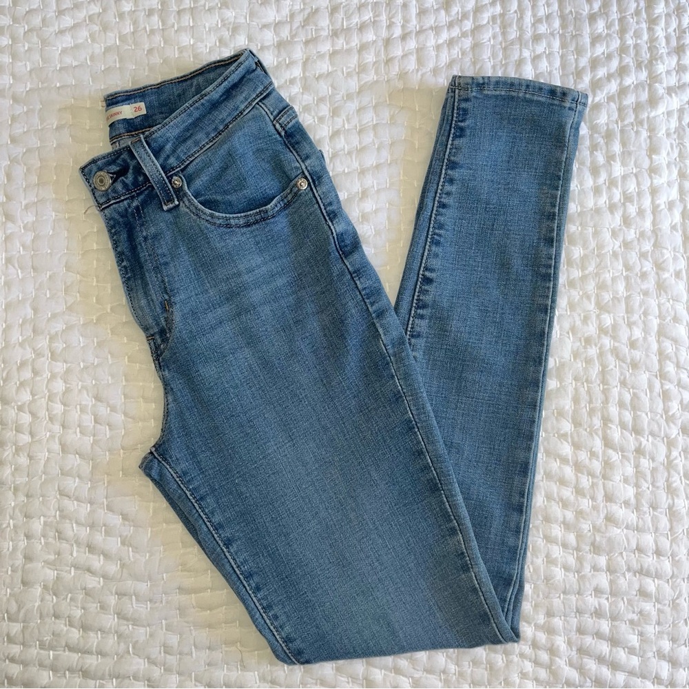 Levi's 721 Light Blue Skinny Jeans